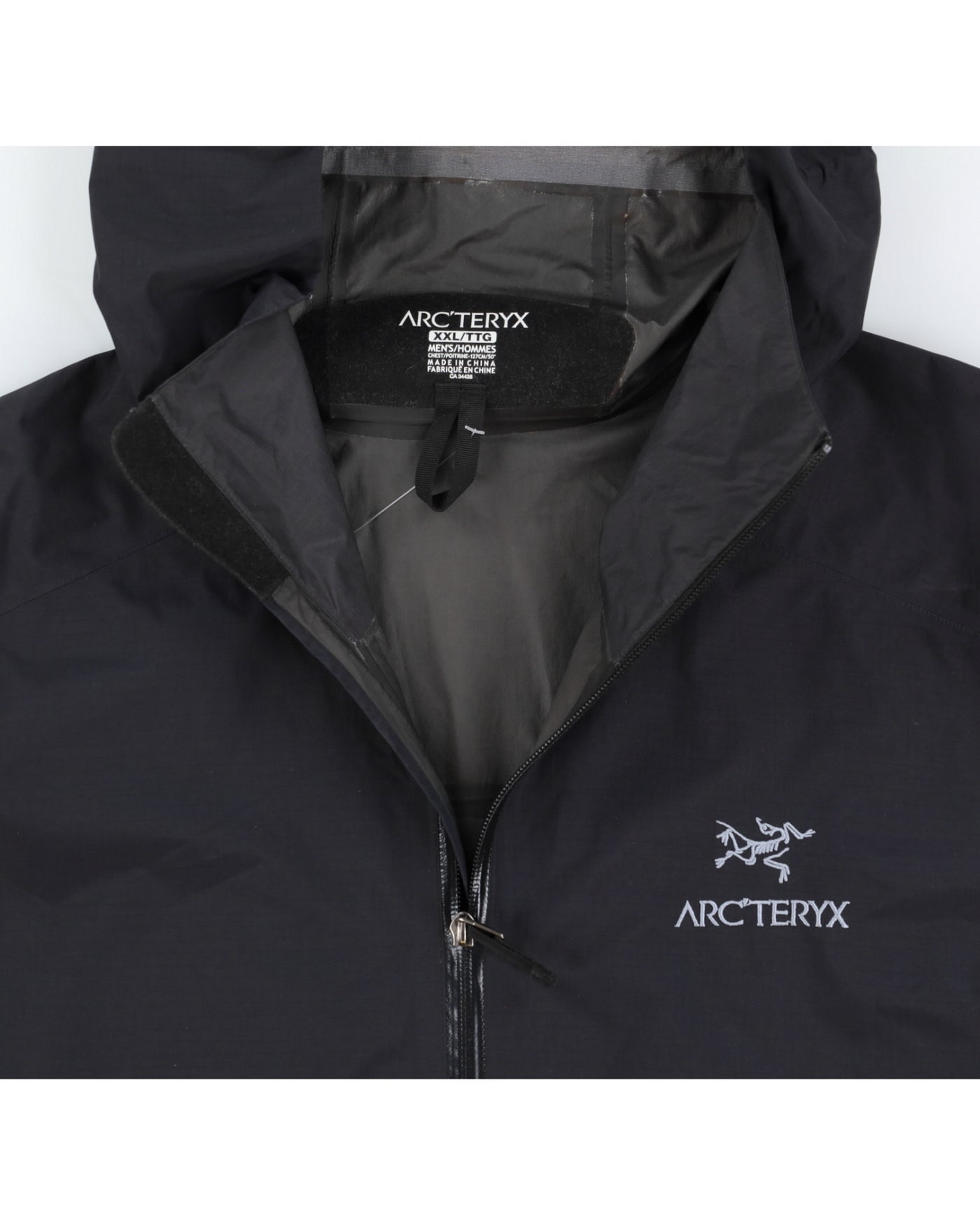 Arc'teryx Black Hooded Jacket - XXL