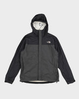 The North Face Grey / Black HyVent 2.5L Hooded Jacket - M