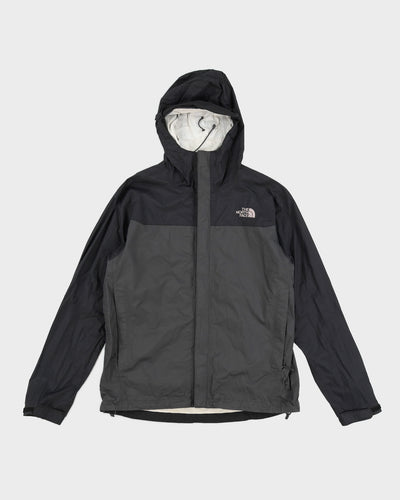 The North Face Grey / Black HyVent 2.5L Hooded Jacket - M