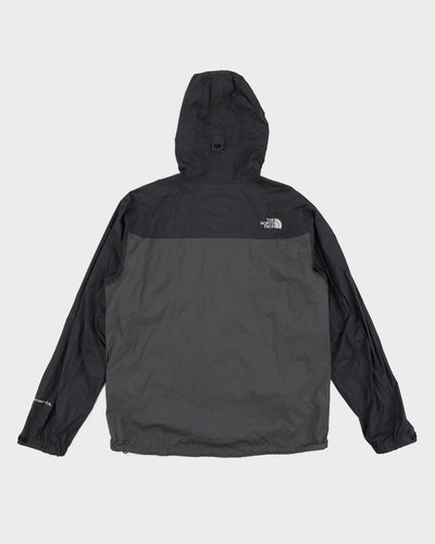The North Face Grey / Black HyVent 2.5L Hooded Jacket - M
