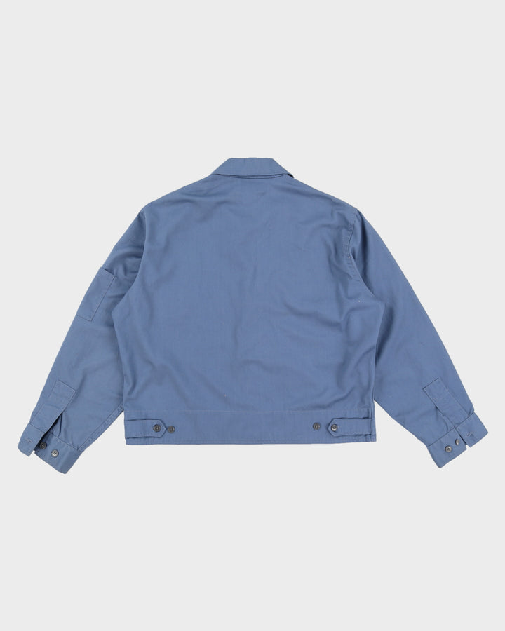 Vintage 70s Mechanical Blue Jacket - L