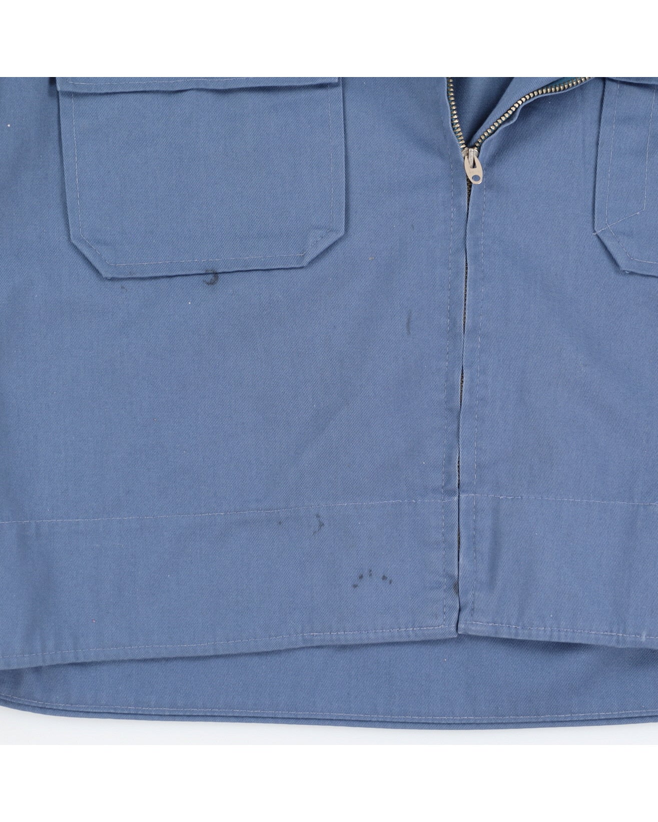 Vintage 70s Mechanical Blue Jacket - L