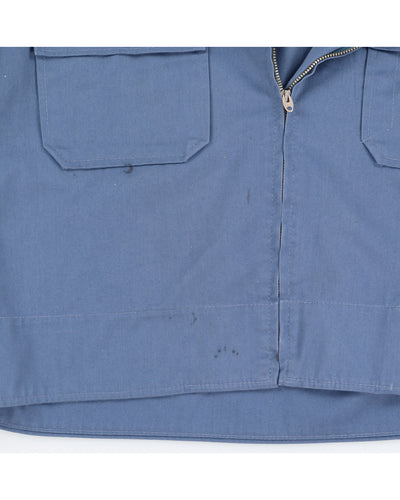 Vintage 70s Mechanical Blue Jacket - L