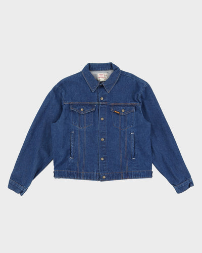 Vintage 80s Saddle King Western Denim Jacket - L