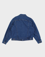 Vintage 80s Saddle King Western Denim Jacket - L
