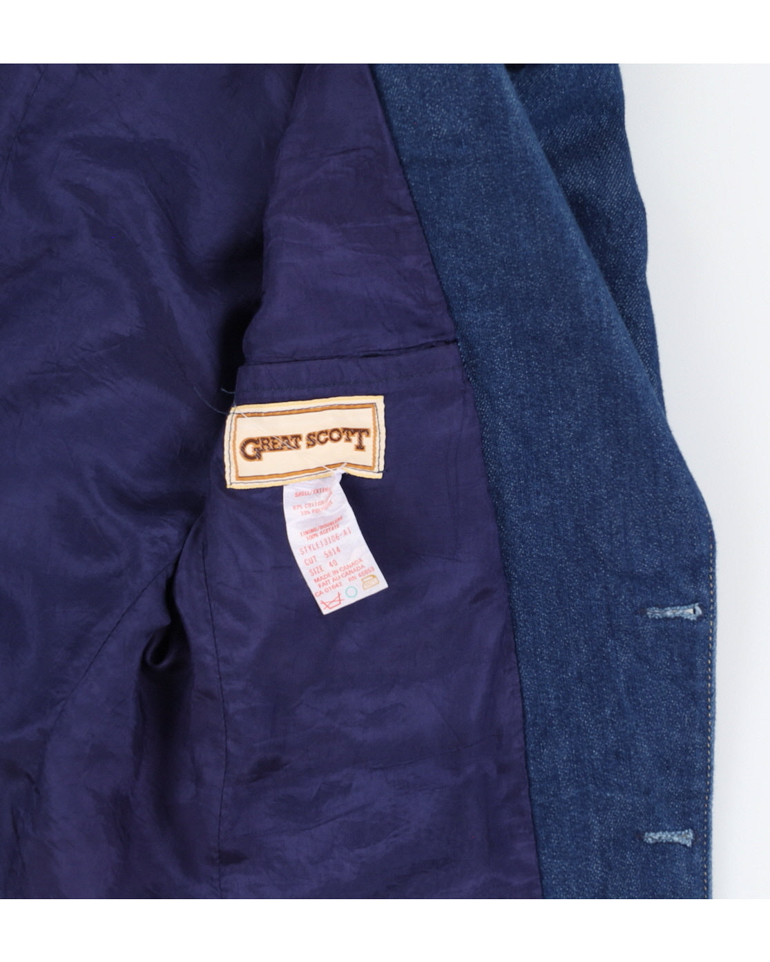 Great Scott Denim Blazer - S