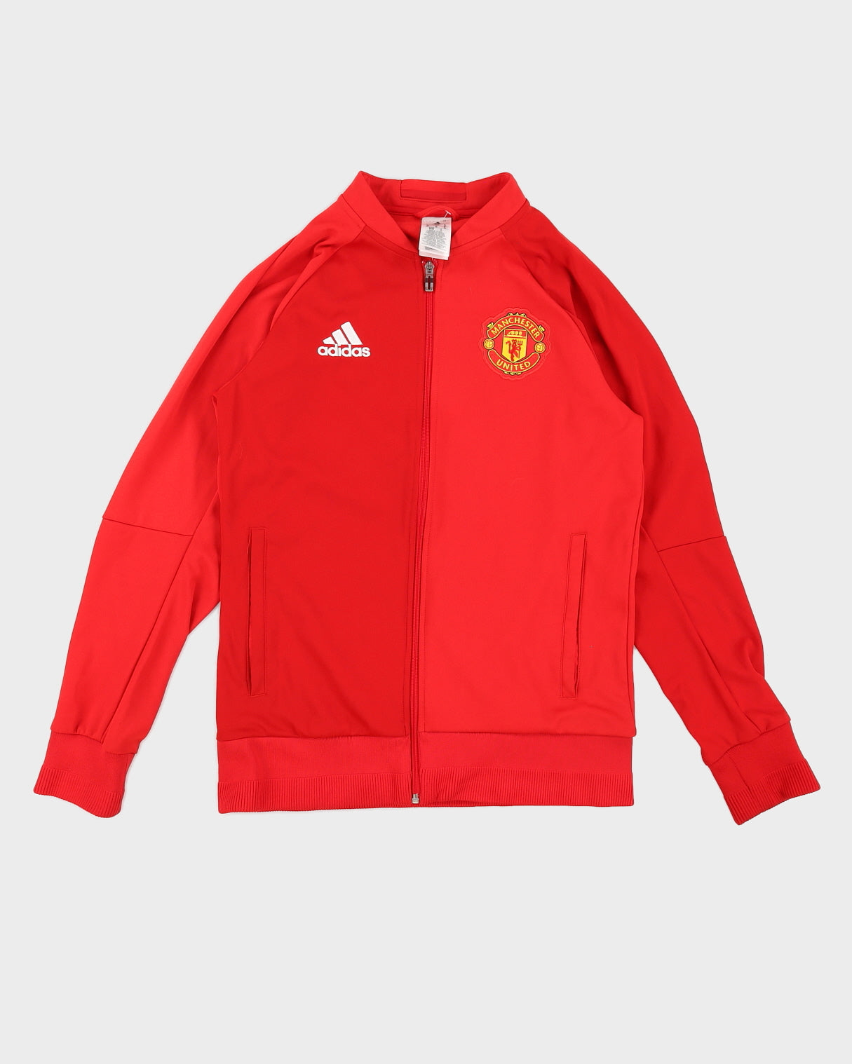 2016-2017 Adidas Manchester United Red Track Jacket - M