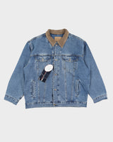 Vintage 90s Swingster Lined Denim Jacket - XL