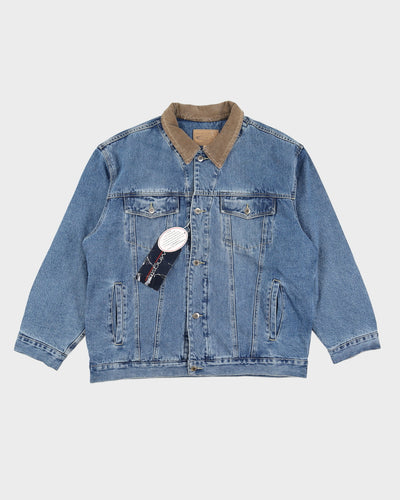 Vintage 90s Swingster Lined Denim Jacket - XL