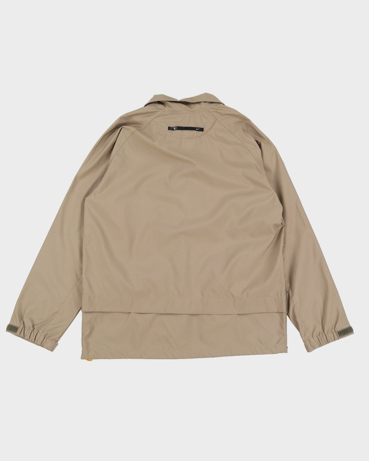 00S Y2K Nike Beige Half Zip Jacket Deadstock With Tags - L