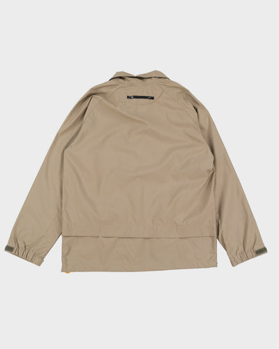 00S Y2K Nike Beige Half Zip Jacket Deadstock With Tags - L