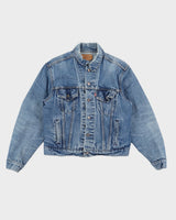 Vintage 70s Levi's Medium Wash Denim Trucker Jacket - S