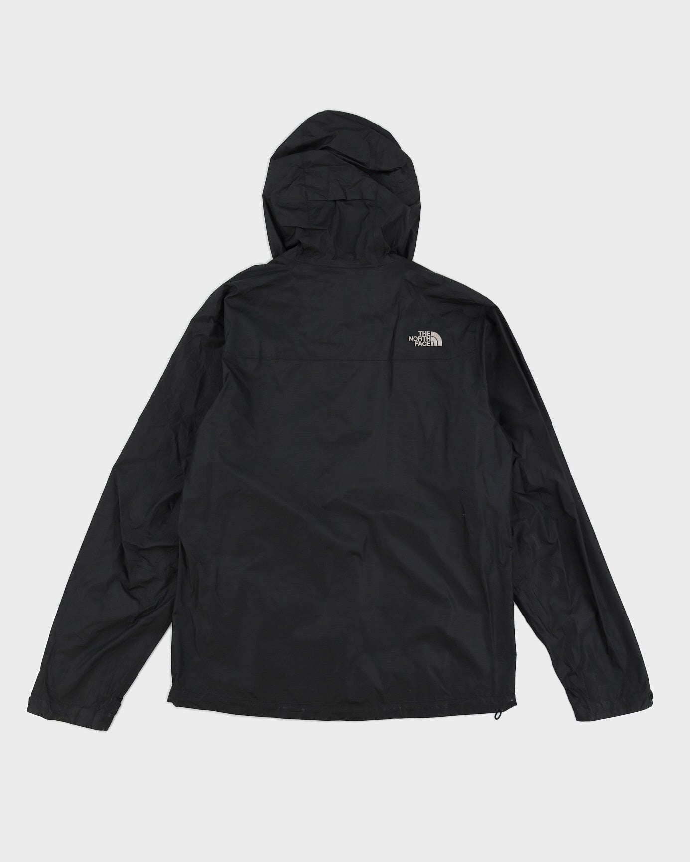 The North Face Men's Black Hooded Nylon Jacket - M