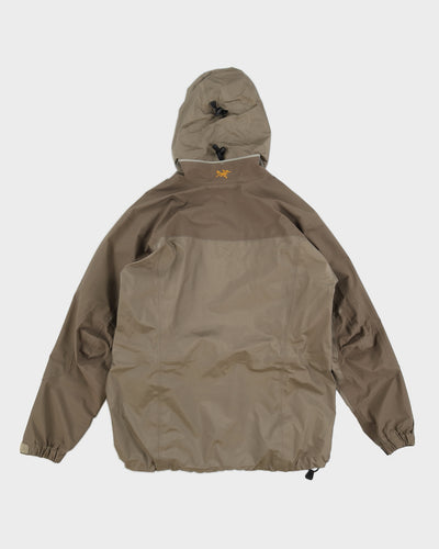 Arc'teryx Khaki Gore-Tex Hooded Jacket - XL