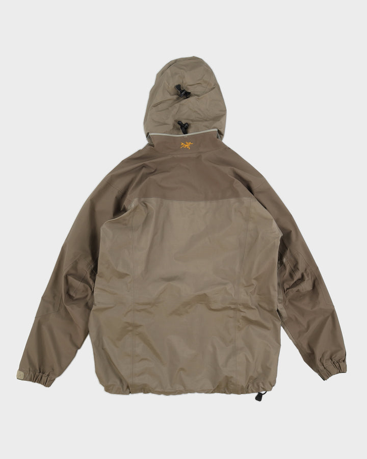 Arc'teryx Khaki Gore-Tex Hooded Jacket - XL
