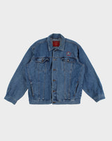 Vintage 90s Las Vegas Riviera Casino &amp; Hotel Jean Denim Jacket - L
