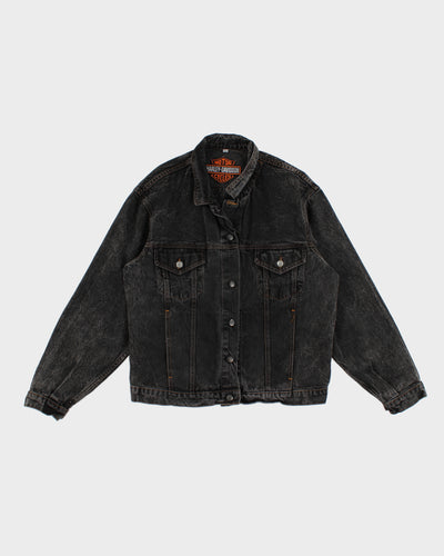 Harley Davidson Denim Black Jacket - L