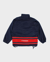 Vintage 90s Umbro x England Quarter Zip Oversize Shell Jacket - M