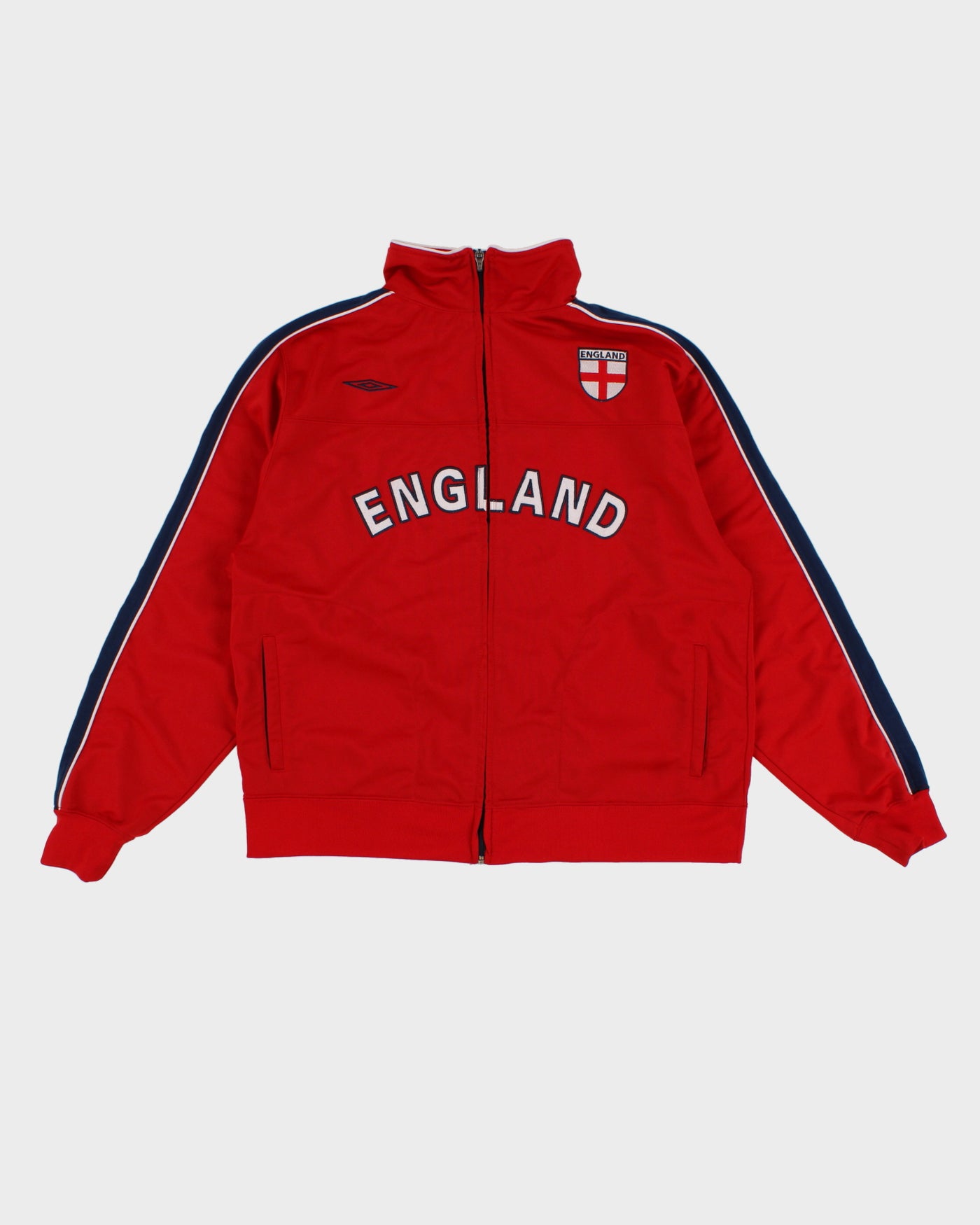 Vintage 00s Umbro x England Red Jacket - L