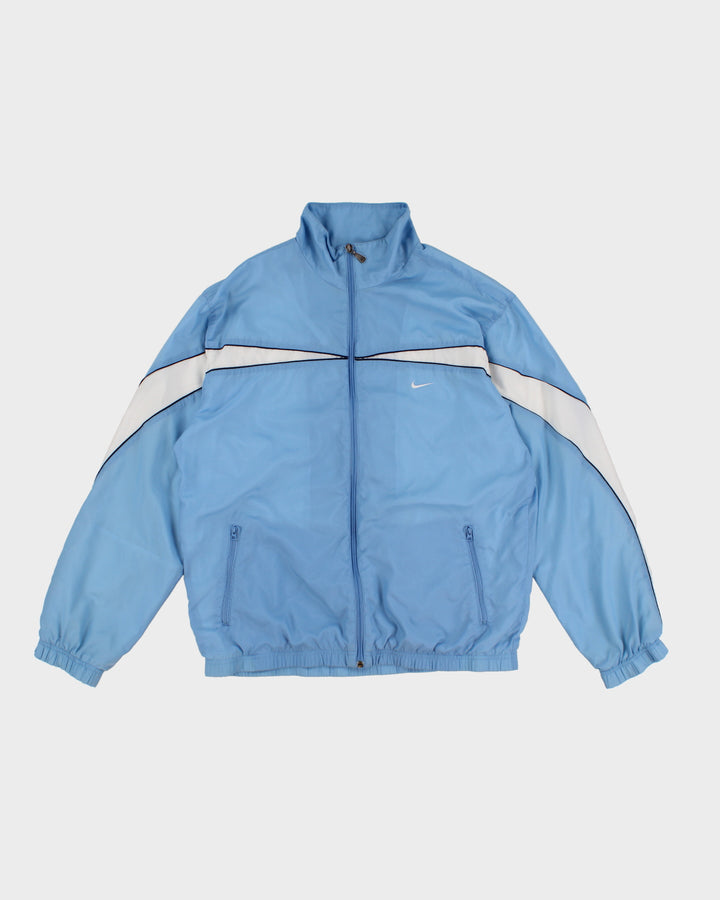 Vintage 00s Nike Baby Blue Shell Jacket - M