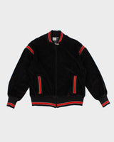 Vintage 70s Lily's Of Beverly Hills Velvet Track Jacket - M