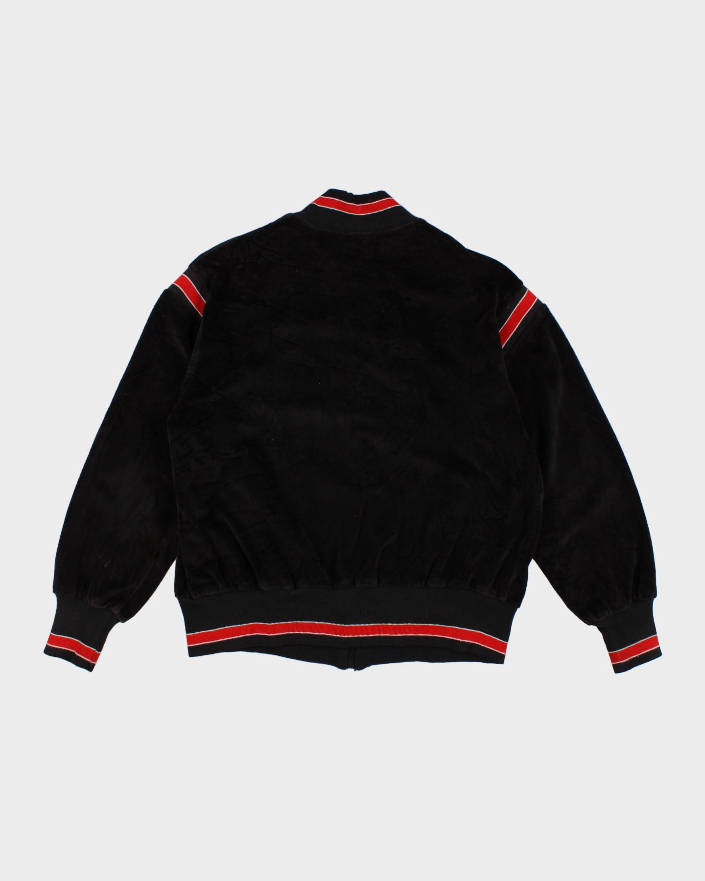 Vintage 70s Lily's Of Beverly Hills Velvet Track Jacket - M