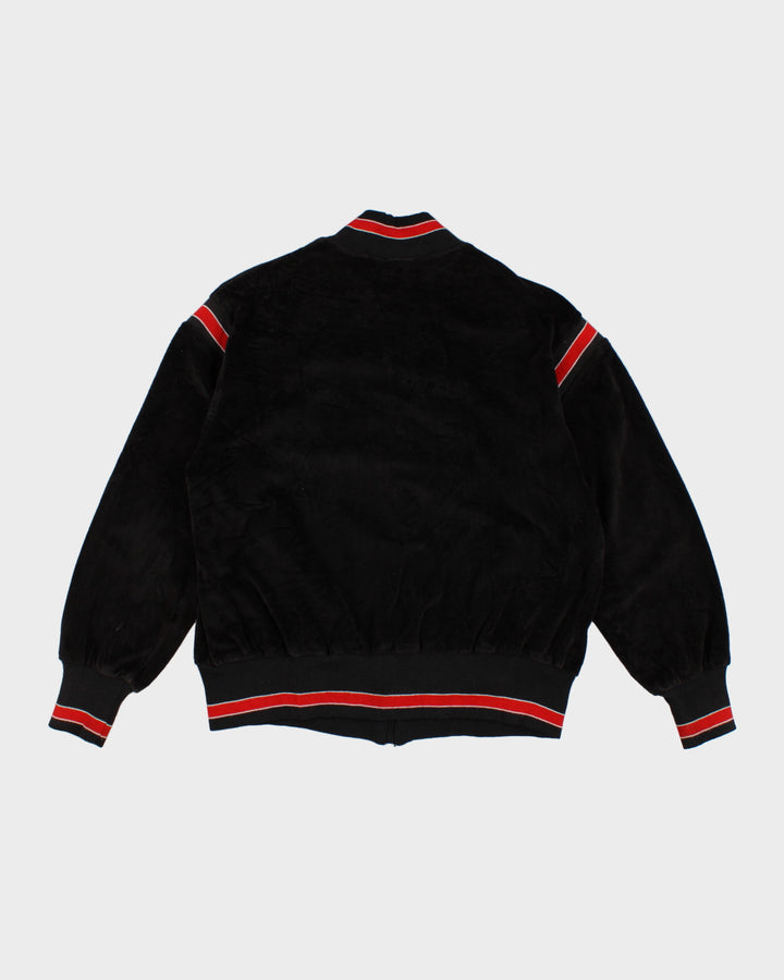 Vintage 70s Lily's Of Beverly Hills Velvet Track Jacket - M