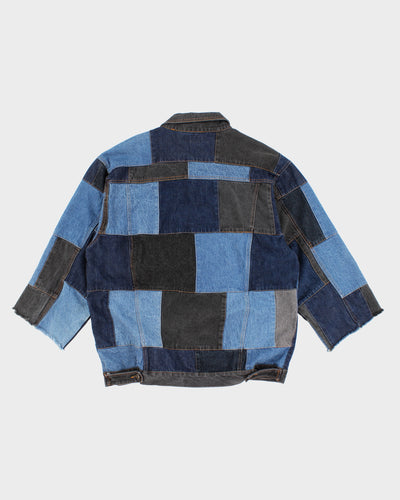 Vintage 90s FUBU Patchwork Denim Jacket - XL
