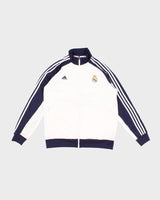 00s Real Madrid Adidas Football Track Jacket - L
