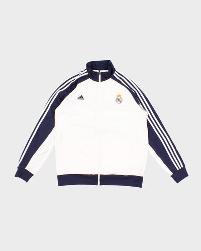 00s Real Madrid Adidas Football Track Jacket - L