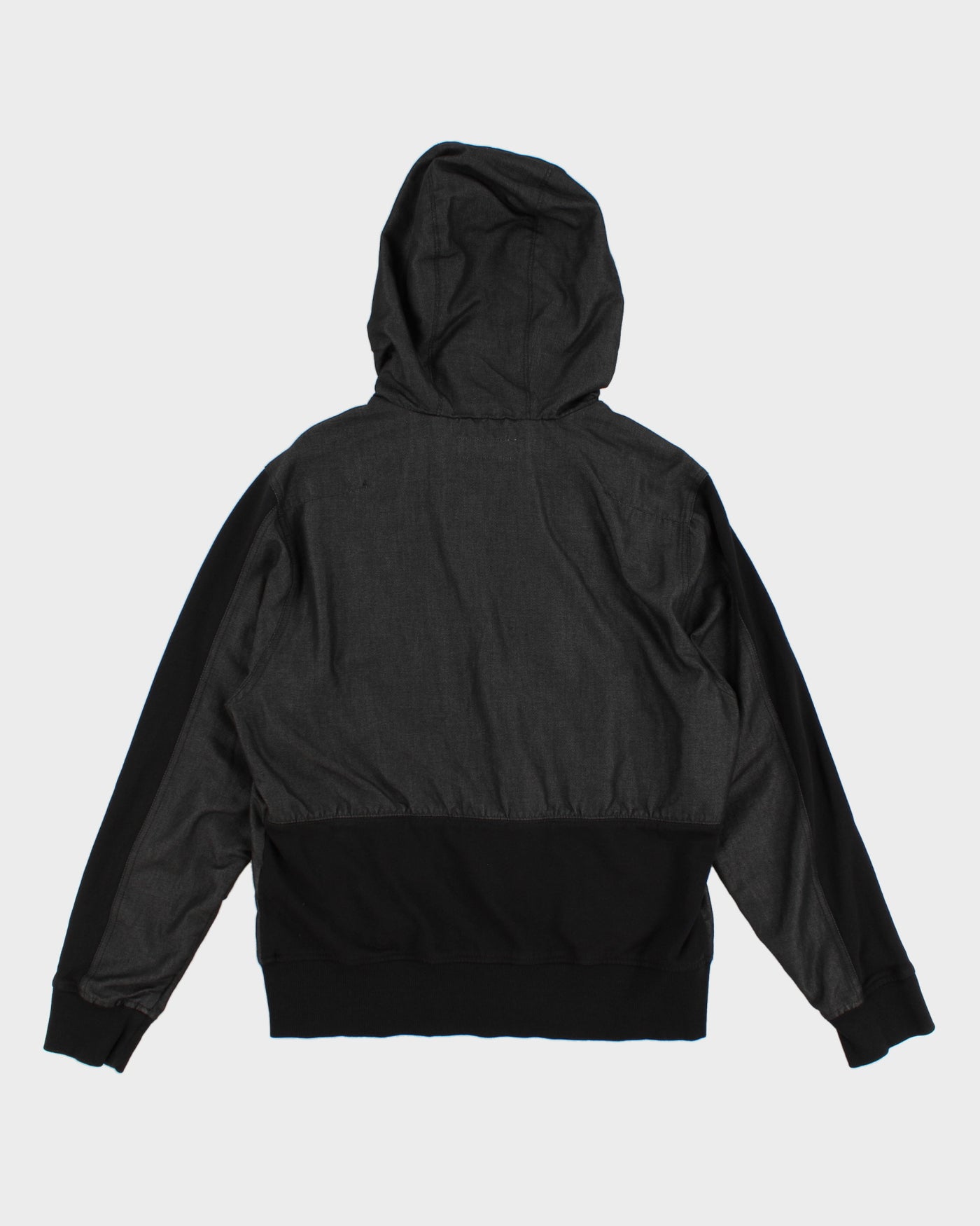 7 For All Mankind Asymmetrical Zip Hooded Jacket - XL
