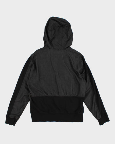 7 For All Mankind Asymmetrical Zip Hooded Jacket - XL
