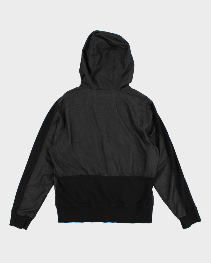 7 For All Mankind Asymmetrical Zip Hooded Jacket - XL