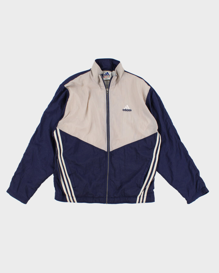 Vintage 90s Adidas Navy & Blue Windbreaker - M/L