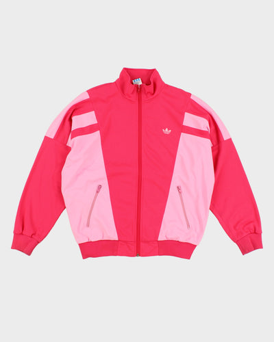 Vintage 80s Adidas Pink Track Jacket - XL