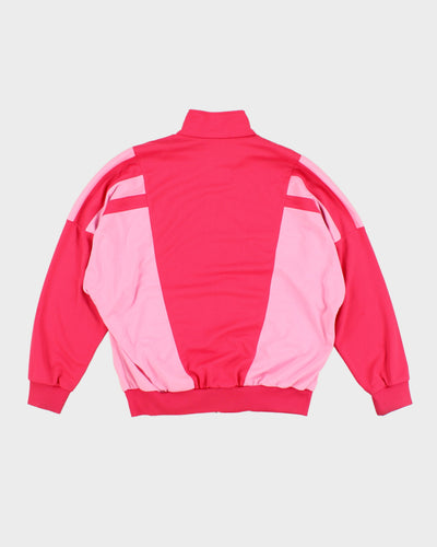 Vintage 80s Adidas Pink Track Jacket - XL