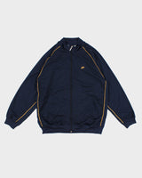 Vintage 00s Nike Navy Bomber Style Track Jacket - XL