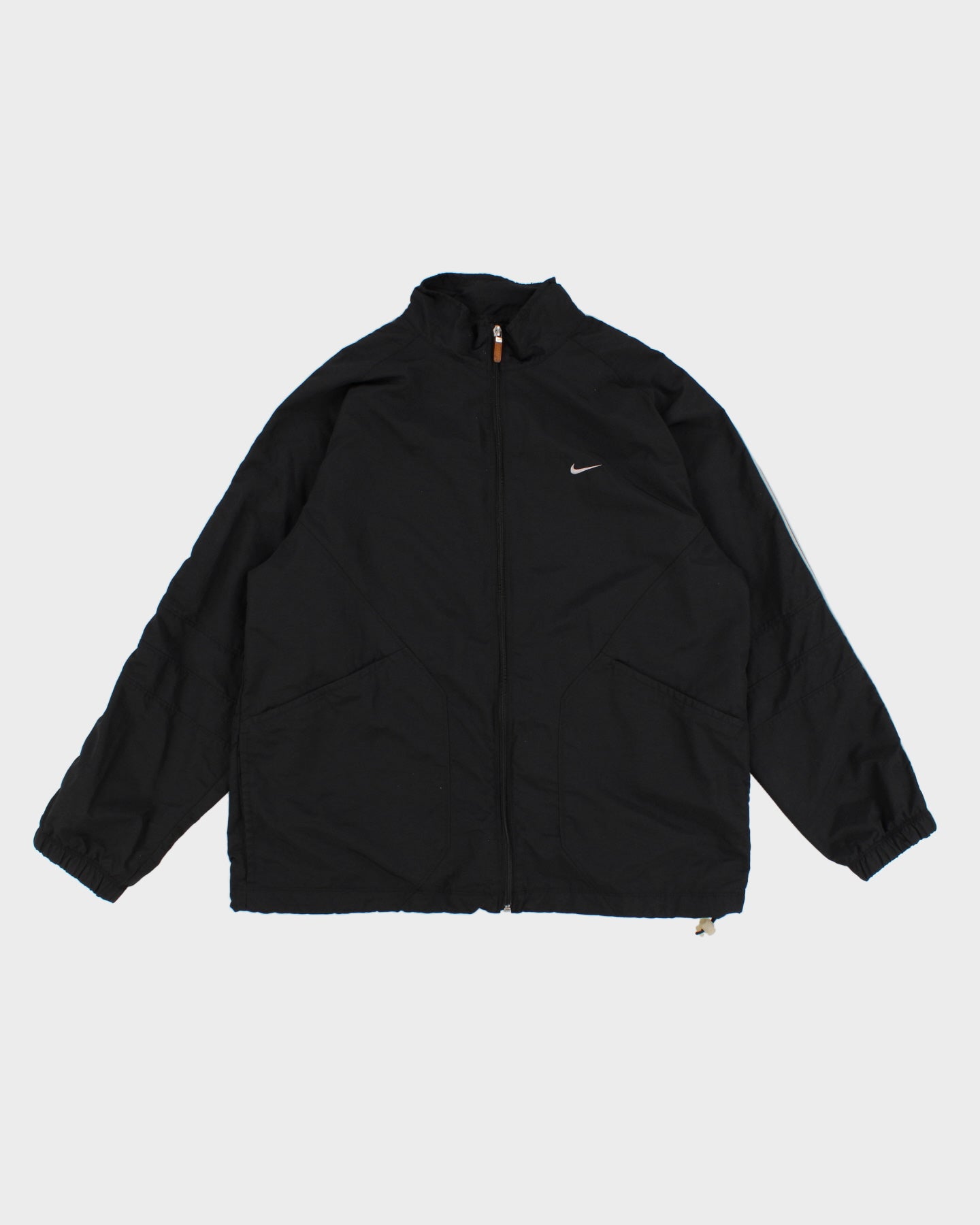 00s Nike Black Nylon Jacket - L