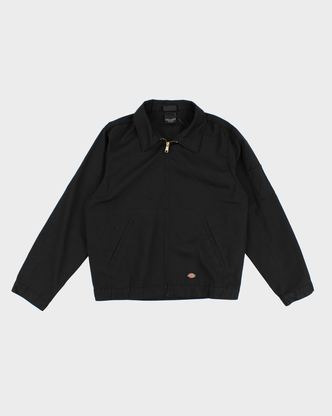 Dickies Black Zip Up Workwear Jacket  - L