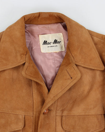 Vintage 70s Mac Mor Suede Coat - M