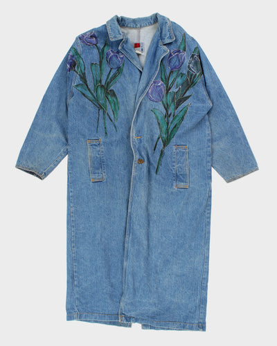 Vintage Sun Belt Denim Coat - M/L