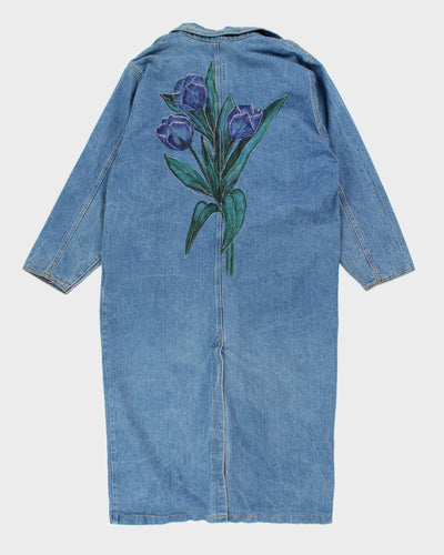 Vintage Sun Belt Denim Coat - M/L