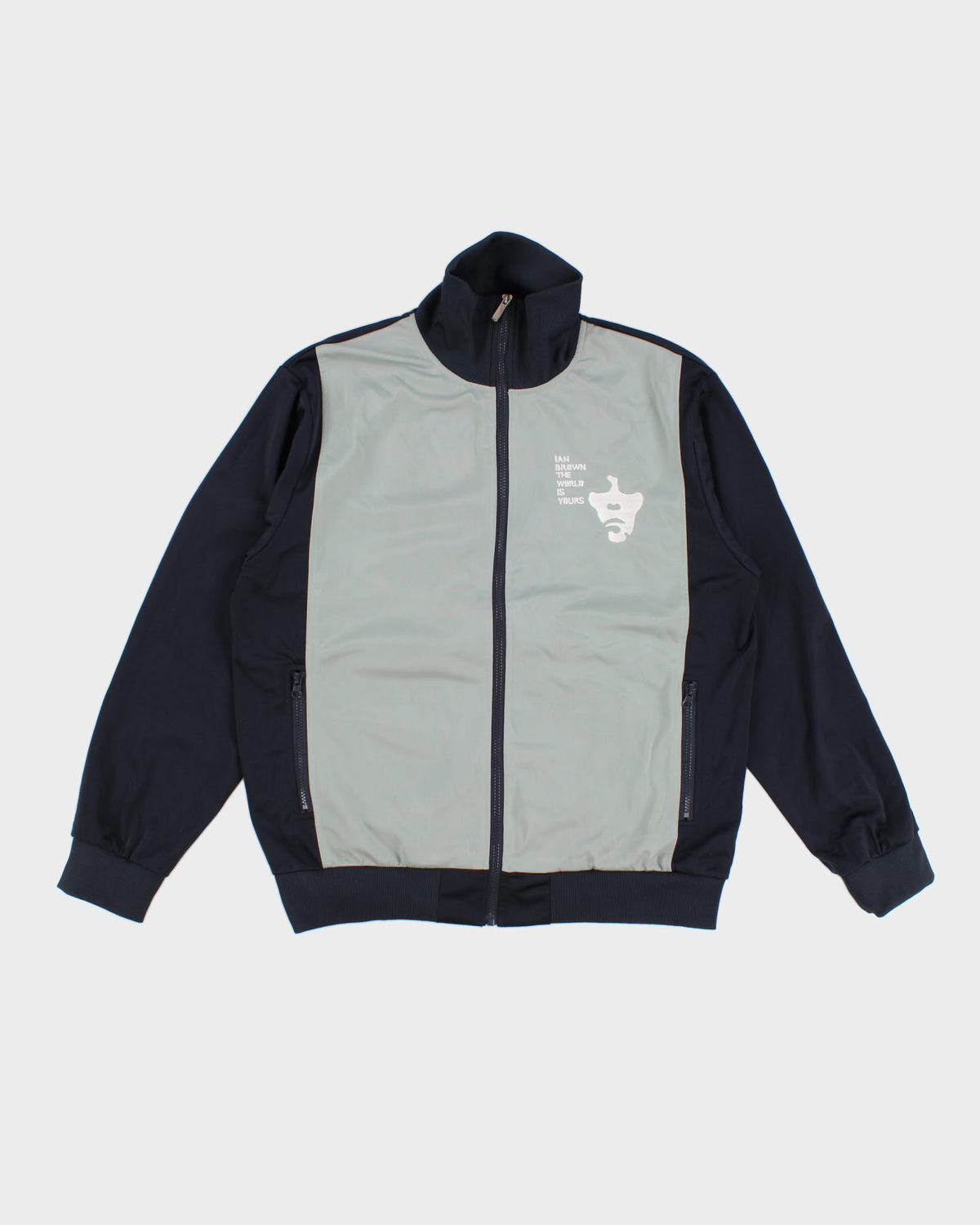 Vintage Ian Brown Merch Trackie Zip-Up