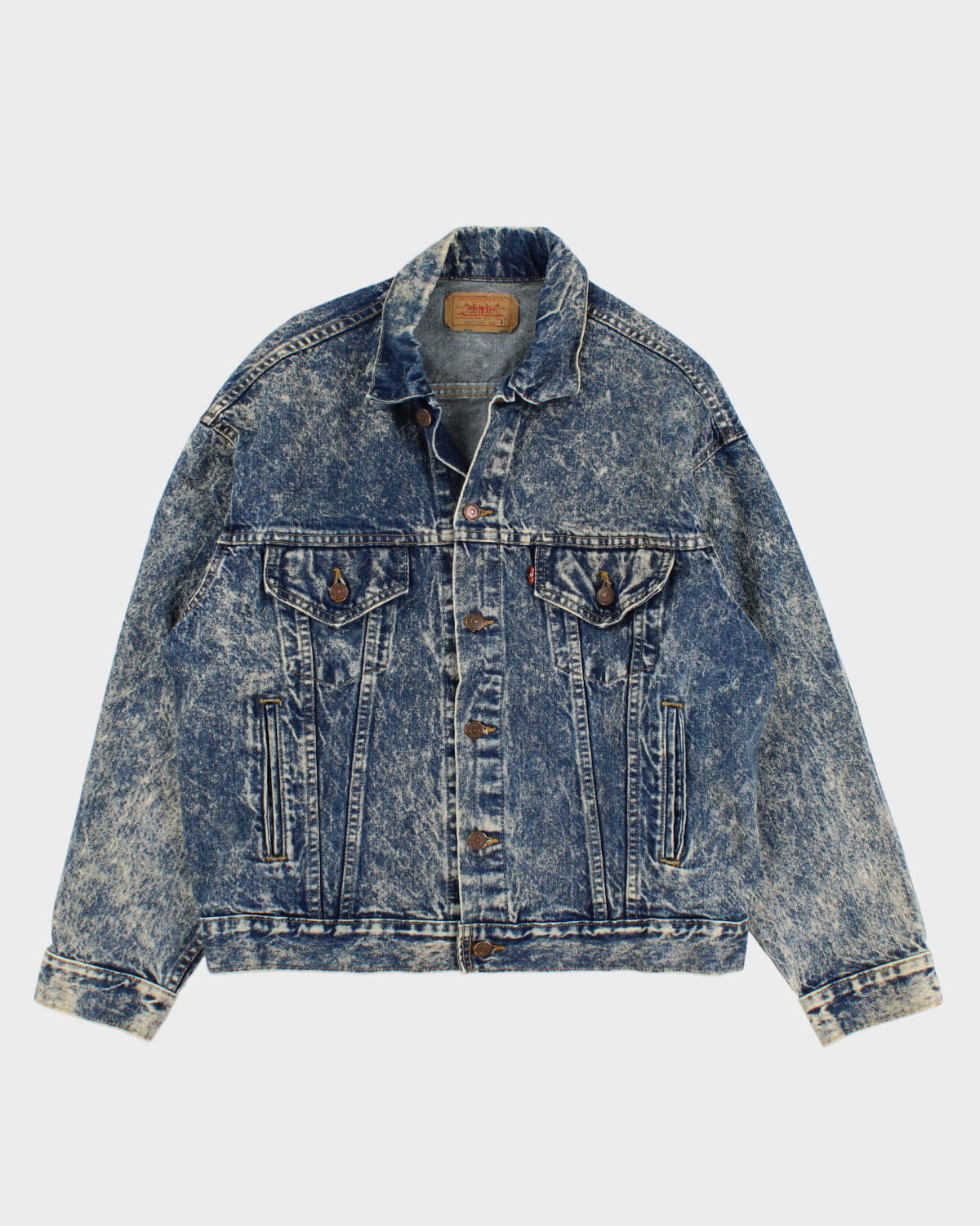 80's Vintage Levi's Stonewash Denim Jacket - L