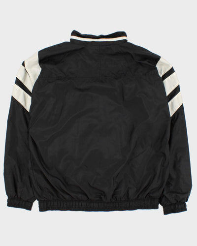 Vintage 90s Adidas Black Windbreaker Jacket - XXL