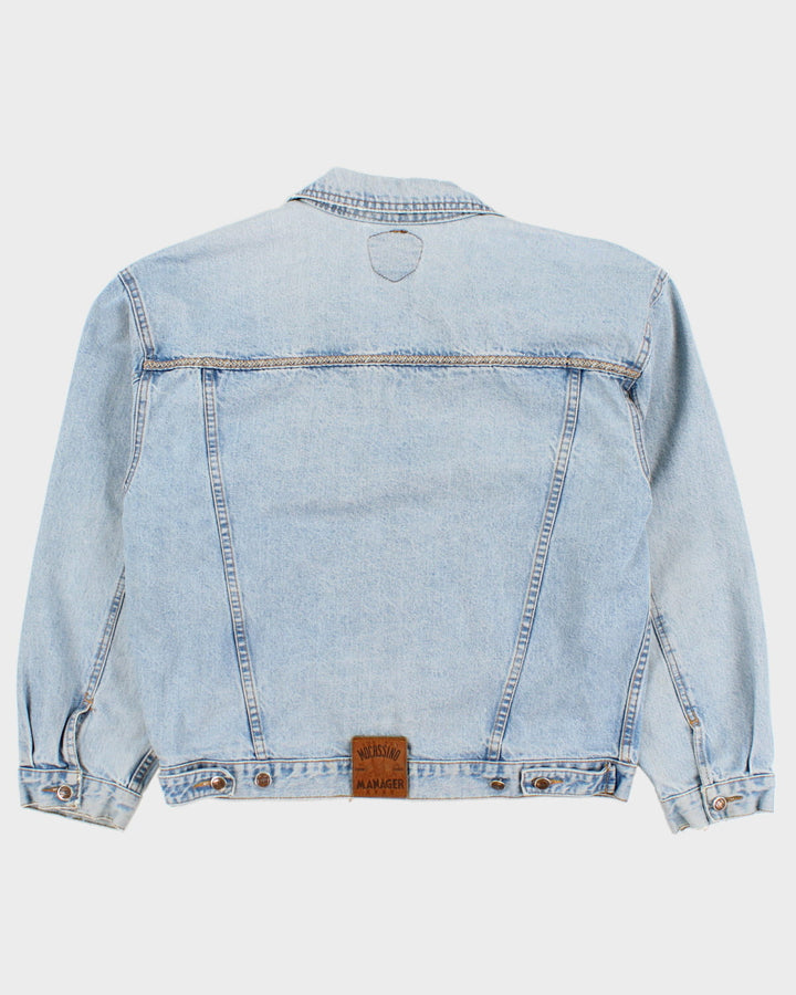 Vintage 90s Manager Mocassino Denim Jacket - M