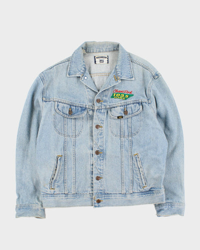 Vintage 90s Lee Classic Rock Embroidery Denim Jacket - L