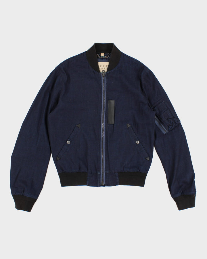 Burberry Brit Navy Bomber Jacket - S