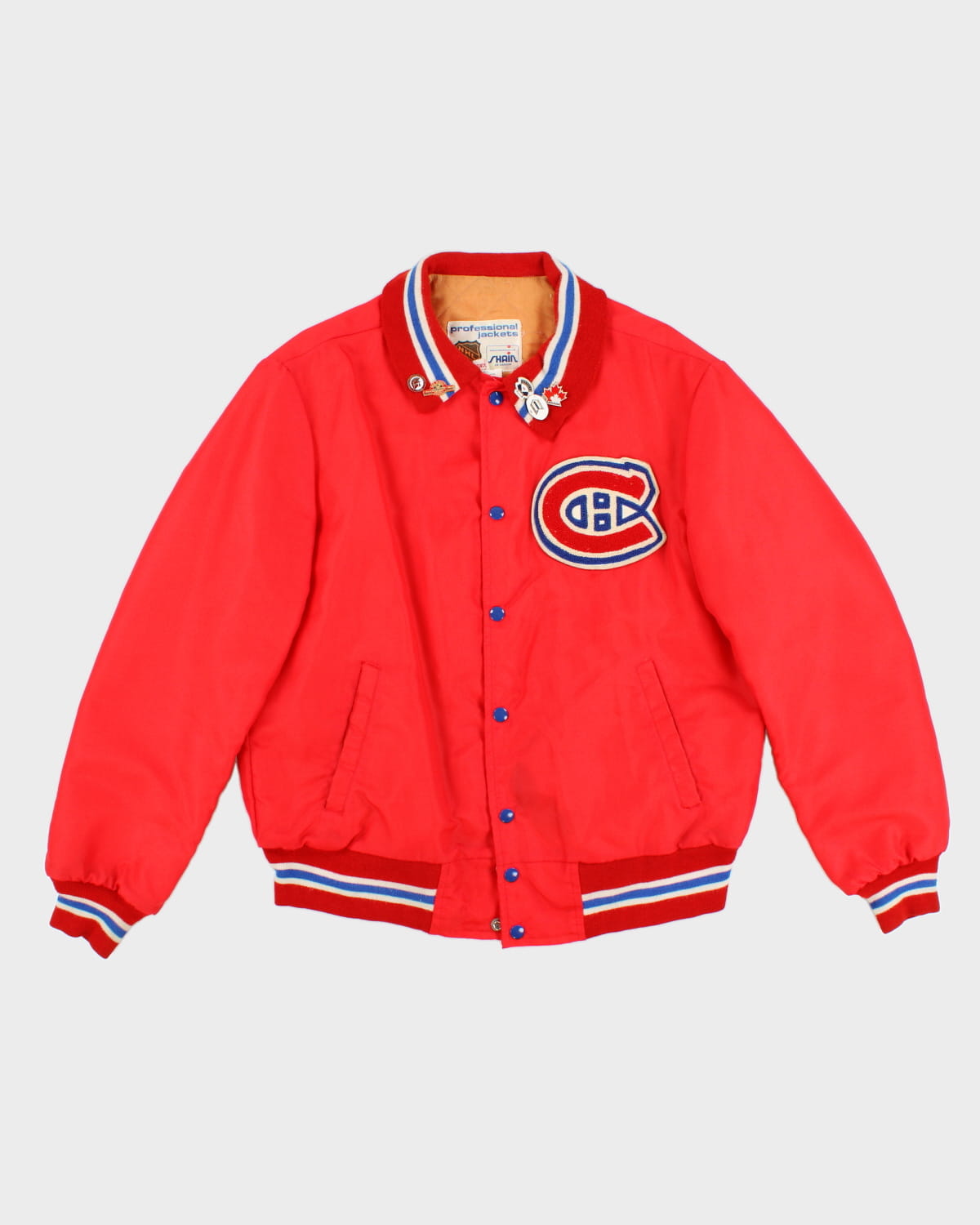 Vintage 80s Shain NHL Bomber Jacket - XL
