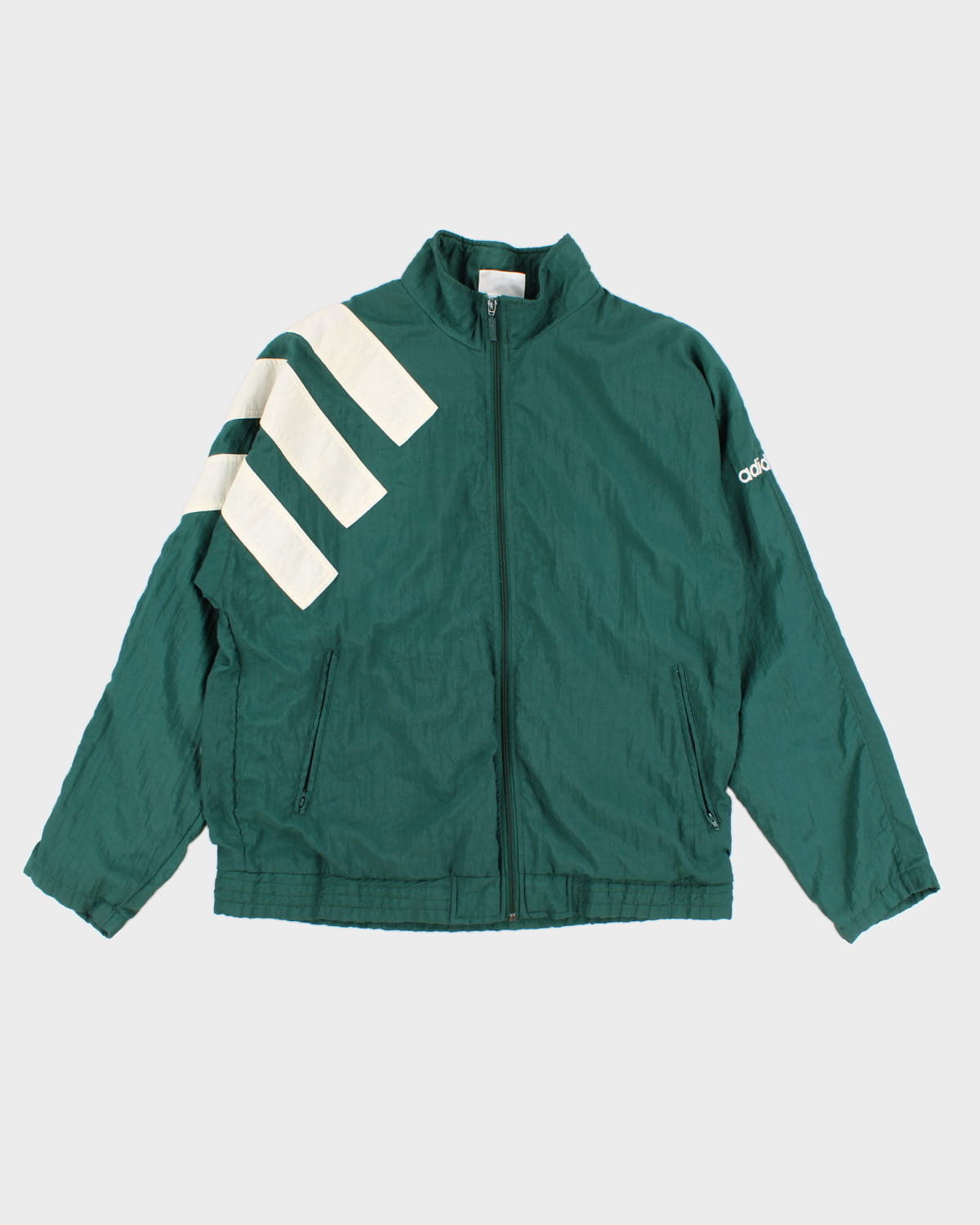 Vintage 80s Adidas Oversized Windbreaker - M